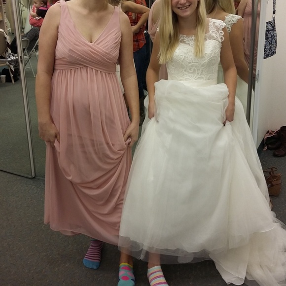 ballet color bridesmaid dress